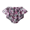 Infant Girl Ruffle Shorts Newborn Baby Flower bloomers Summer Toddler Trousers PP Diaper Cover Panties 210413