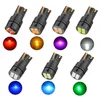 Ampoules de voiture à cale LED T10 3030 4SMD, vert vif, 194 168 2825, lampes de dégagement, lumières de plaque d'immatriculation de lecture 12V, 50 pièces