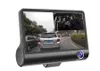 4.0 pouces voiture DVR 1080P Full HD voiture tableau de bord caméra 3 lentilles moniteur de stationnement vue arrière vidéo Auto Dvrs caméra de Vision nocturne A4