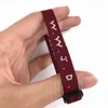 Polyter Jacquard -Armband mit wwjd einstellbarer MH -Benutzerdefinierter WWJD -Armbänder gewebt5207281