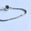 Pärlor 925 Silver 3mm Ladys China Armband European Fit For Style Armband Smycken Kvinnlig charm Reflektion Julklappar8829227