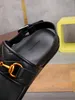 Cowhide Brand Luxury Saddle Men's Sandals Tisters Famous Designer Letter G Shoes Beach Shoes 38-465288320