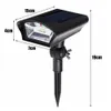 2 in 1 Solar Landscape Spot Light LED Dummy Camera Security Wall Sensor Lamp