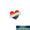 LGBT Pride Lesbian Gay Rainbow Heart Broszka Kolorowe Ikona Emalia Pin Plecak Ubrania Lapel Pins Lover Odznaka Przyjaciel Biżuteria Prezent Cena Fabryczna Ekspert Projektowa jakość