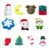 Jouets spongieux de noël, bonhomme de neige à presser les doigts, colle douce TPR, petit Animal mignon, poupée pour animaux de compagnie, jouet amusant, anti-Stress pour enfants, décor de fête