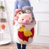 Large Folding Storage Basket Cartoon Animal Bag For Kids Toys Organizer Waterproof Clothes Laundry With Cover 210609