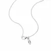 Autentisk 925 Sterling Silver Pandora Collier Kedjor Smycken Moments Kvinnor för halsband Andy Jewel 590412