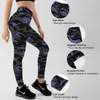 High Waist Blue Camouflage Leggings Push Up Black Leggins Sport Women Fitness Running Gym Pants Energy 210925