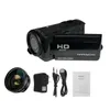 디지털 캠코더 카메라 전문 렌즈 마이크로폰 1080P HD 1600 만 픽셀 핸드 헬드 DV 촬영