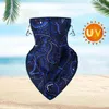 Hombres Mujeres Triangle Bandana Summer Face Cover Shield Hanging Ear Tube Bufanda Ice Silk Neck Gaiter Balaclava Transpirable Diadema Y1229