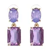 10 Colors Shiny Crystal Dangle Earrings Brincos Charm Rhinestone Drops Earring Fashion Wedding Jewelry