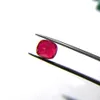 GZXSJG Oval 4x6mm Lab Grown Ruby Created Loose Gemstone for Jewelry personal Customize Natural blood red ruby for Jewelry DIY H1015