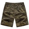 Camouflage Shorts Hommes Casual Zipper Pocket Beach Shorts Mâle Bermuda Masculina Taille Élastique Marque Boardshorts Plus Taille 5XL 210518