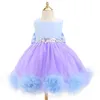 Baby Girls Rainbow Princess Dress Kids Cake Tutu Sequins Ball Gown For Children Wedding Evening Formal Party Pageant Vestidos G1129