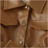 Good Quality Fall Winter Baby Girls Leather Jacket Dresses Fashion Kids Stitching PU Dress Children Coats Skirts 27 Years3358341