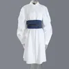 Fashion Patchwork Zipper Denim Sashes Dresses Women Spring Solid Office Lady Dress Boyfriend Style Casual Vestidos 210525