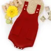 Baby meisjes bodysuits gebreide jongens knitwear zak voor kleding lente herfst peuter outfit 210429