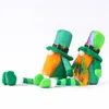 St. Patrick's Day Gnome Party Decoration Plush Mr and Prs Irish Festival Scandinavian Tomte Elf Dekoracje Dzieci Prezenty