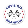 Давайте пойти на наклейки Брэндона Флаги для автомобильного мобильного телефона Кубок Универсальные метки Украшение EV591W