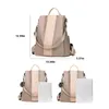 Outdoor Bags Women'S Waterproof Leather Backpack Security Anti-Theft Rucksack Lightweight Simple Travel College Student Schoolbag