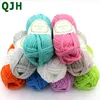 1PC 100g / pcs Nouveaux fils fantaisie pour tricoter à la main Fil épais Crochet Tissu de couleur bonbon Fil Ruban tricoté à la main Laine Chapeau Fil Artisanat Y211129