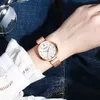 Curren kadın Elbise Saatler Üst Lüks Marka Bayanlar Kuvars İzle Paslanmaz Çelik Mesh Saatler Reloj Mujer Güzel Saat Q0524