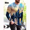 Men039s Plus Tees Polos Casuare Roose Oneck Pullovers Fashion Digital Digital Printing Leng Sleeve T Shirts Men 2022春秋Ha3361068