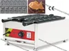 Gewerbliche Nutzung, antihaftbeschichtet, 110 V, 220 V, elektrisch, 6 Stück, Fischwaffel-Taiyaki-Maker, Eisenmaschine, Bäckergrill2711068