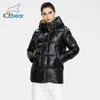 الشتاء سترة عالية الجودة مقنعين معطف المرأة أزياء جاكيتات الشتاء الدافئة امرأة الملابس عارضة ستر GWD19502I 210819