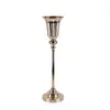 nouveau modèle Métal Bougeoirs Fleurs décoration Vase Chandelier Route Plomb Candélabre Centres De Table Mariage porps Décoration De Noël