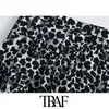 Kvinnor Chic Fashion Animal Print Loose Shorts Kjolar Vintage High Waist Zipper Fly Female Skort Mujer 210507