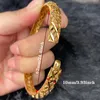 Armband 24K Guld Färg Etiopien Afrika Saudiarabien Armband Mode Dubai För Kvinnor Brud Bröllop Sudan Armband Smycken Presenter