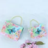 AVEBIEN 20pcs Hot Beautiful Butterfly and Flower Wedding Candy Box Candy Bag Baby Shower Wedding Favors Chocolate Paper Gift Box 210402