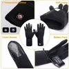 Savior Winter Skifahren Beheizte Handschuhe Outdoor Sport Touch Motorrad für Männer Frauen Warme und winddichte Jagd Schwarze Fäustlinge S13 220106