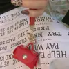 Kawaii Mini Sac Keychain Creative Keyring Femmes Porte-clés Pendentif Porte-clés Cadeau Cadeau PU Petit sac à main