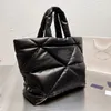 Designer Women PP Tote Shopping Bag Luxurys Designers Bags Italy Milano Brand Nappa Leather Totes Sacs à main Grande capacité Pain Qu276o