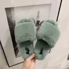 Plush slippers autumn and winter lovely soft bottom home quiet comfortable massage cotton drag manufacturers direct sales