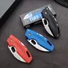 ColdSteel 20LT Tuff Lite AUS-8 Blade back lock Folding Knife Nylon glass fiber handle Copper washer hunting outdoor camping Pocket Survival EDC Knives