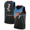 Custom George Hill #3 koszulka zszyta męska młodzież XS-6xl NCAA