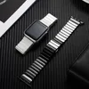 Luxe keramische riem voor Apple Watch Ultra 49 mm band 41 mm 45 mm 44 mm 40 mm 42 mm 38 mm Accessoires roestvrijstalen vlinderarmband Iwatch 8 7 6 5 4 3 2 SE