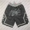 Spodenki męskie Just Don Basketball Shorts Bull MJ 23 JD 2 LaMelo Ball DeMar DeRozan 11 Zach LaVine 8 MitchellNess 2021/22 Edition City Spodnie dresowe Biały Czarny