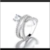 Пасьянс Criss Cross Diamond Right Concagement Rings для женских модных ювелирных изделий подарок 808527 VU3XE P2SZ5