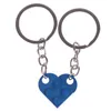 Cute Heart Brick Keychain for Couples Friendship Women Men Girl Boy Lego Elements Key Ring Birthday Jewelry Gift Keyfob