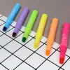 Highlighters Chosch CS-8127 Гель-палочка для горелки, безопасный твердый маркер Highligter, ассорти цвета, 6 цветных пакетов, учебный комплект, 6-счет