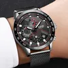 LIGE Montre Hommes Mode Affaires Casual En Acier Inoxydable Montre Hommes Montres Top Marque De Luxe Étanche Horloge Relogio Masculino 210527