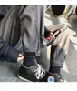 Mäns Jeans Mens Cool Designer Märke Koreanska Skinny Ripped Destreyed Stretch Slim Fit Hop Byxor med hål för män som skrivs ut