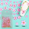 2g/Bag 3D Pink Flower Nail Art Jewelry Mixed Size Steel Ball Supplies For Professional Accessories DIY Manicure Design