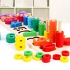 Hölzerne mathematische Spielzeugbrett Montessori-Zählvorstand Vorschulspielzeug für Kinder Geschenke