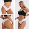 3pcs / set g-sträng trosor bomull sexiga trosor understäderstång solid färg kvinnors underkläder pantys intimerar underkläder briefs y0823