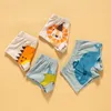4-pack Baby / Toddler Boy Animal Print Underbyxor 210528